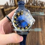 Copy Roger Dubuis Excalibur RDDBEX0495 Stainless Steel Watch Blue Dial